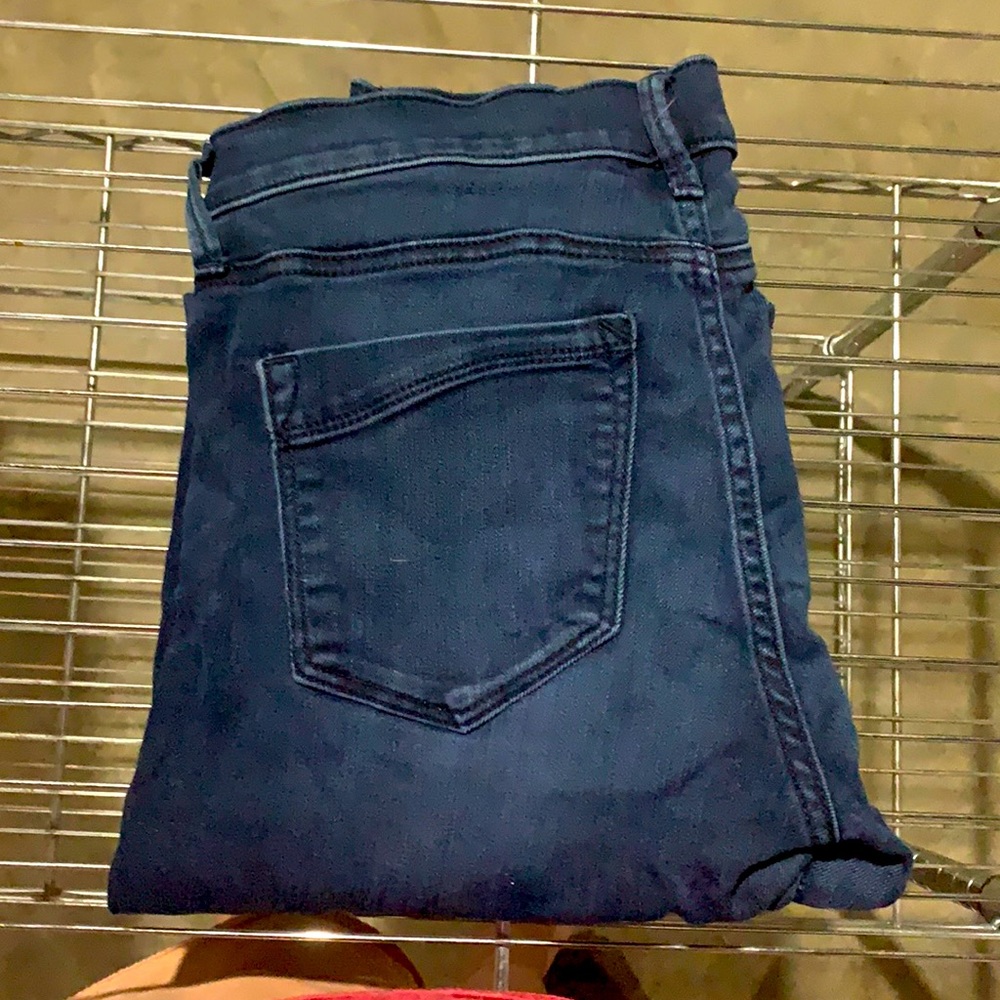 Express super stretch Jean legging midrise size 8